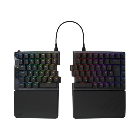 Teclado mecánico ASUS ROG Falcata 75% Layout QWERTZ alemán inalámbrico RGB negro