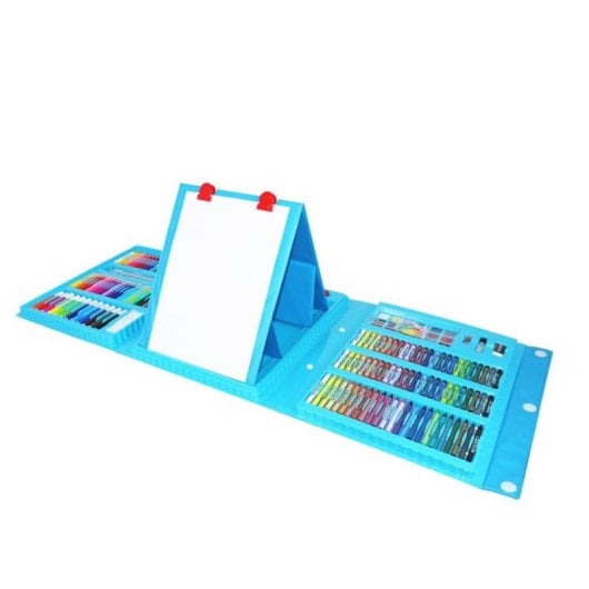 Conjunto Completo de Pintura com 208 Peças com Cavalete e Acessórios