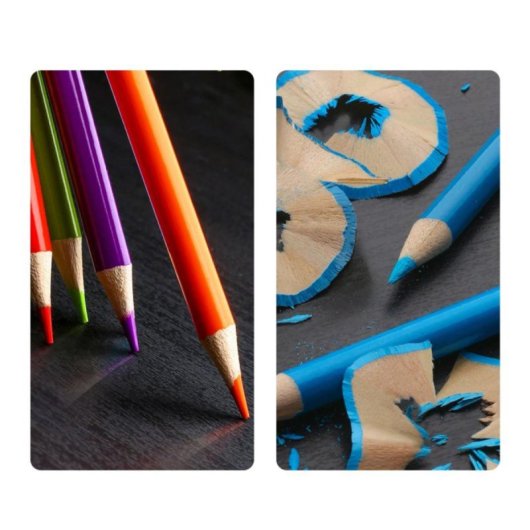 Crayon de couleur à l'huile 48 couleurs Boîte réutilisable Bois écologique