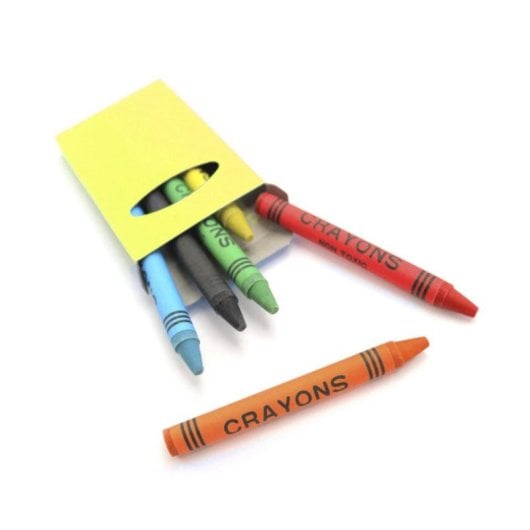 Crayon en bois Tune Set de 6 couleurs assorties corps cylindrique