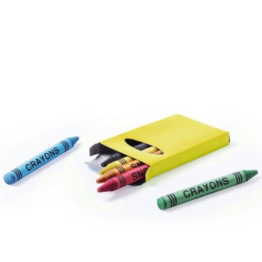 Crayon en bois Tune Set de 6 couleurs assorties corps cylindrique