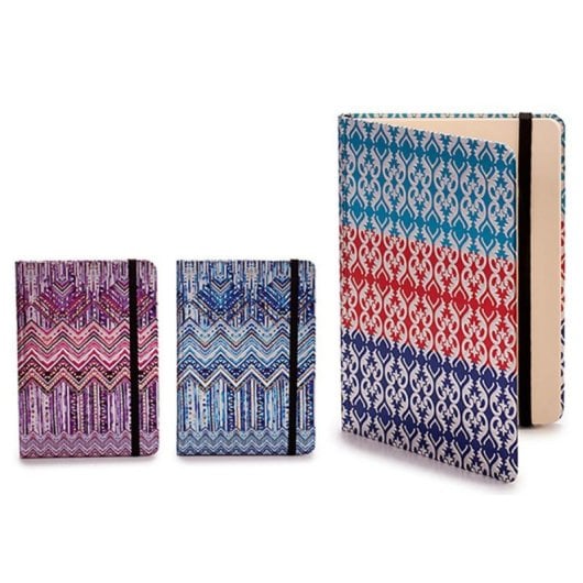 Bloco de Notas B6 3 Unidades 3 Designs Sortidos Papel Rayado