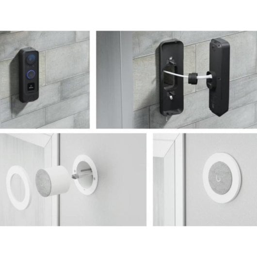 Sonnette vidéo Ubiquiti UVC-G4 Doorbell Pro 5MP 8MP PoE IR IPX4 Blanc audio bidirectionnel