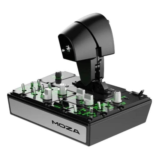 Mando de Potencia MOZA MTP Aleación Aluminio 27 Interruptores Vibración PC