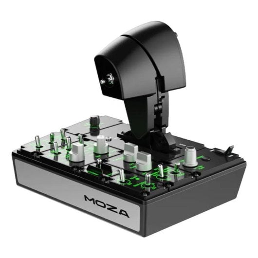 Mando de Potencia MOZA MTP Aleación Aluminio 27 Interruptores Vibración PC