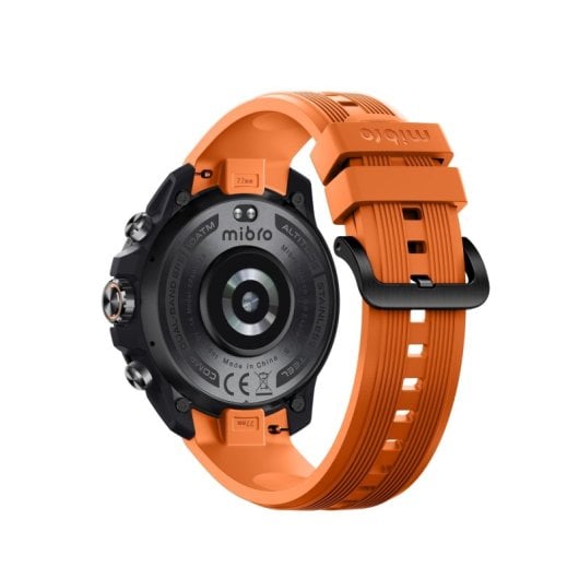 Smartwatch Mibro GS Explorer S, statistiche di pagaia, GPS, 10 ATM, display AMOLED da 1,32'', durata della batteria di 20 giorni, nero