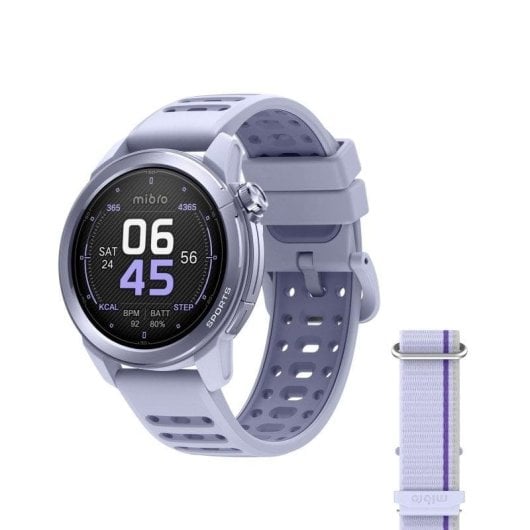 Mibro GS Active 2 GPS NFC 47mm AMOLED Lila 5ATM SpO2 Herzfrequenz Schlaftracking