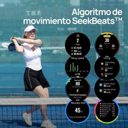 Mibro GS Active 2 GPS NFC 47mm AMOLED Lila 5ATM SpO2 Herzfrequenz Schlaftracking