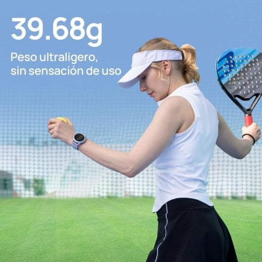 Montre connectée Mibro GS Active 2, statistiques de navigation, GPS, 5 ATM, écran AMOLED 1,32", autonomie de 20 jours, violet