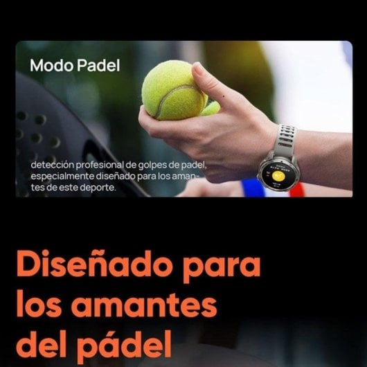 Mibro Gs Pro 2 Smartwatch, Estadísticas Pádel, Gps, 5atm, Pantalla Amoled 1.43'', Autonomía 20 Días, Beige