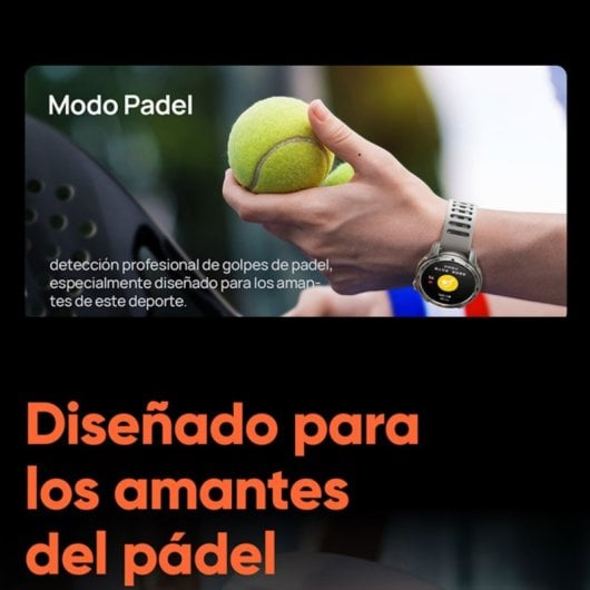 Smartwatch Mibro GS Pro 2, statistiche di pagaia, GPS, 5 ATM, display AMOLED da 1,43", durata della batteria di 20 giorni, beige