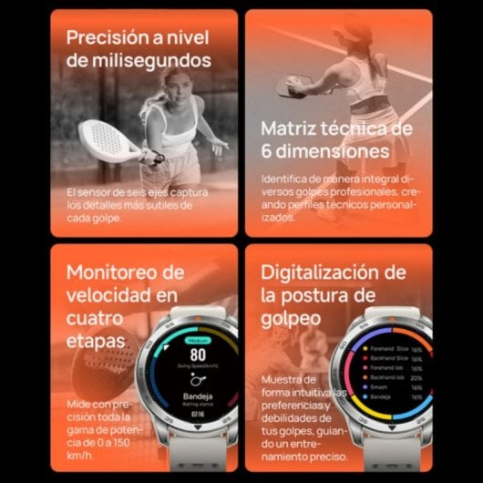 Smartwatch Mibro GS Pro 2, statistiche di pagaia, GPS, 5 ATM, display AMOLED da 1,43", durata della batteria di 20 giorni, beige