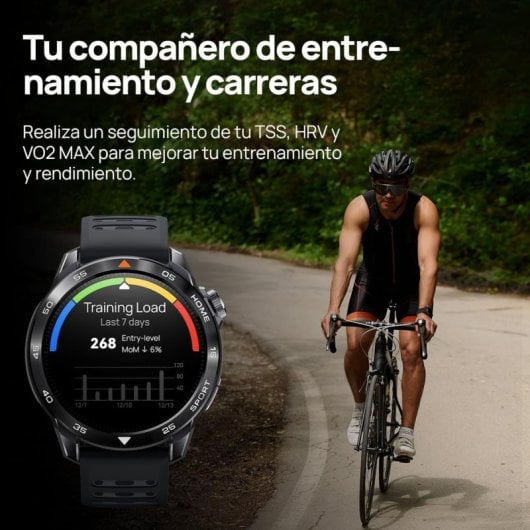 Smartwatch Mibro GS Pro 2, statistiche di pagaia, GPS, 5 ATM, display AMOLED da 1,43", durata della batteria di 20 giorni, beige