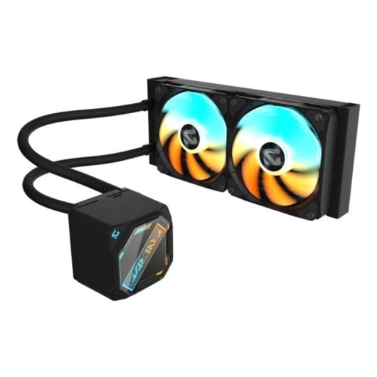 Wasserkühlung GIGABYTE GAMING 240 240mm 2 Lüfter ARGB Multi LED Slide Lock Daisy-Chain