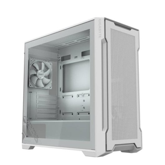 Caja PC GIGABYTE C102 Glass Blanco Ventana Lateral Midi Tower Mini-ATX Vidrio Templado