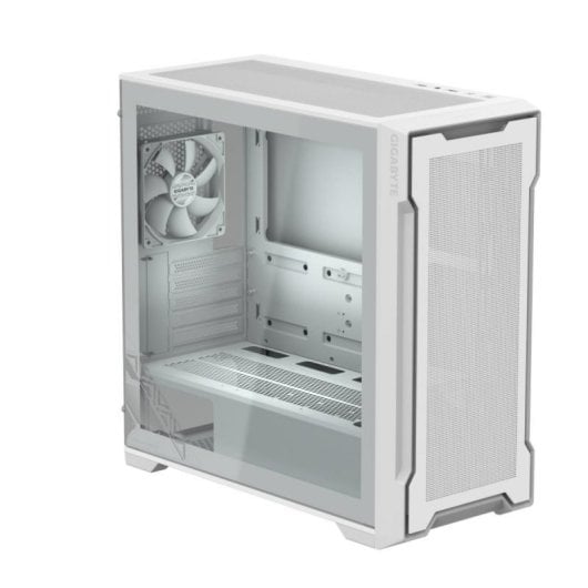 Caja PC GIGABYTE C102 Glass Blanco Ventana Lateral Midi Tower Mini-ATX Vidrio Templado