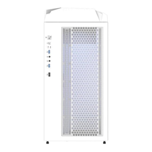 Boîtier PC Gigabyte C301GW Blanc Midi Tower Verre Trempé RGB Gaming ATX/EATX