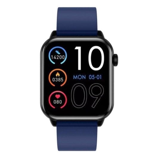 Trevi T-FIT 201 A Bluetooth 5.0 42mm AMOLED Schwarz Blau IP67 Pulsmesser Blutdruckmonitor