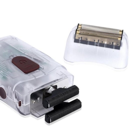 Rasiermaschine Transparent 2 Schwimmende Titan-Klingen 600 mAh USB Wiederaufladbar