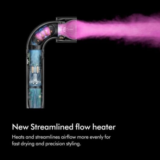 Secador de pelo profesional Super Hair Dryer HD18 sin aspas iónico alto rendimiento