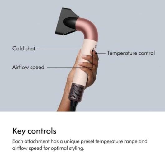 Secador de pelo profesional Super Hair Dryer HD18 sin aspas iónico alto rendimiento