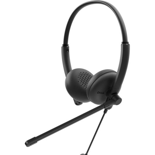 Casque Dell filaire USB-A avec micro Boom, contrôle volume, supra-aural, noir