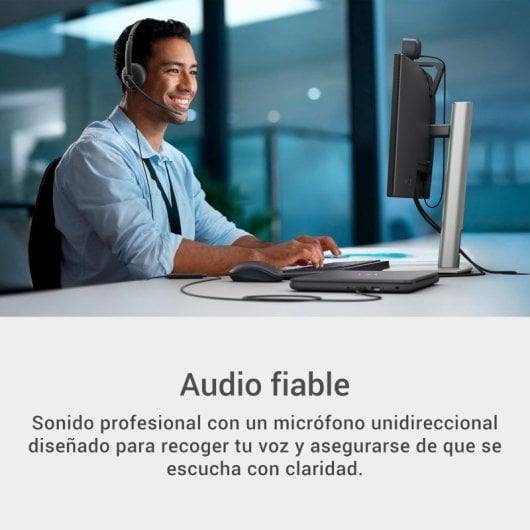 Casque Dell filaire USB-A avec micro Boom, contrôle volume, supra-aural, noir