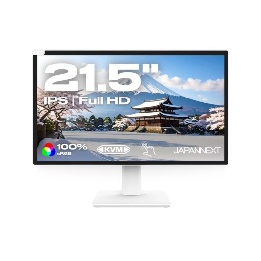 JAPANNEXT JN-IPS2152FHDR-T Monitor Tátil 21.5" IPS FullHD 60Hz HDR com Altifalantes e Adaptive Sync