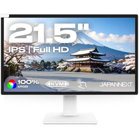 Moniteur JAPANNEXT 21.5" FullHD IPS Tactile HDR 60Hz 100% sRGB Adaptive Sync