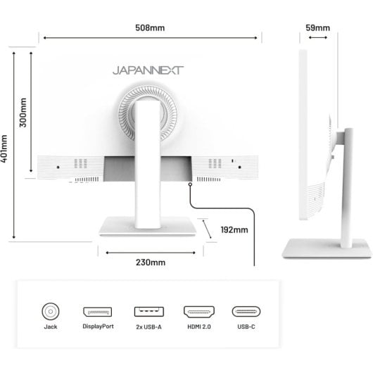Moniteur JAPANNEXT 21.5" FullHD IPS Tactile HDR 60Hz 100% sRGB Adaptive Sync
