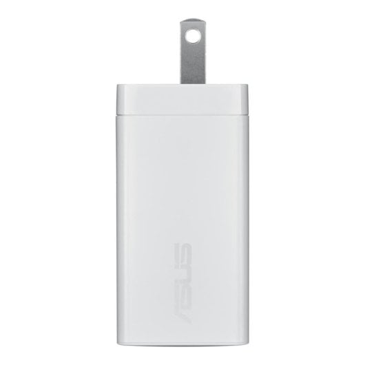 Cargador ASUS AC65-05 65W 2xUSB-C Carga Rápida GaN PPS Blanco 1,5 m Tipo F
