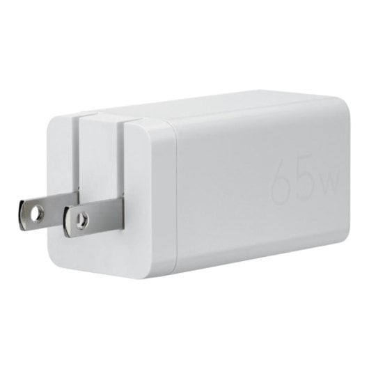 Cargador ASUS AC65-05 65W 2xUSB-C Carga Rápida GaN PPS Blanco 1,5 m Tipo F