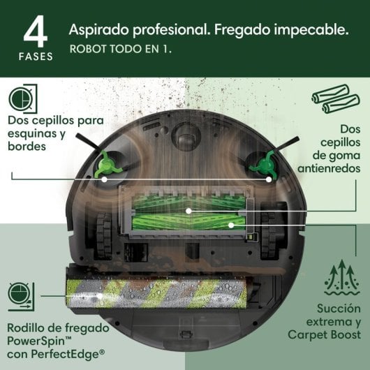 Robot Aspirador iRobot Roomba Max 705 Combo com Base AutoWash e mopa autolimpeza