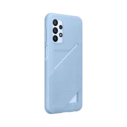 Custodia Samsung Galaxy A23/A23 5G TPU Slot Carta Blu Artico Protezione Urti e Graffi