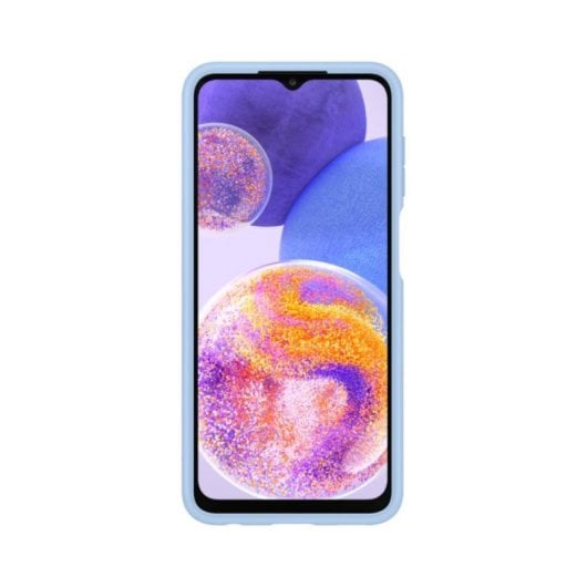 Custodia Samsung Galaxy A23/A23 5G TPU Slot Carta Blu Artico Protezione Urti e Graffi
