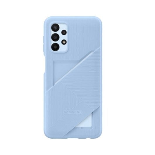 Custodia Samsung Galaxy A23/A23 5G TPU Slot Carta Blu Artico Protezione Urti e Graffi