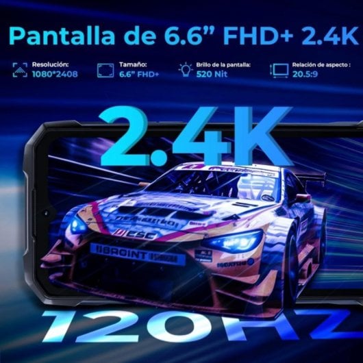 Smartphone Hotwav Hyper 7 Pro 36GB RAM 256GB 5G Ecran 6,6" 200MP Dual SIM