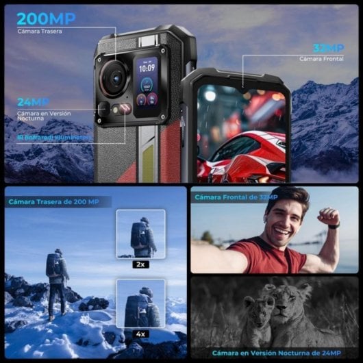 Smartphone Hotwav Hyper 7 Pro 36GB RAM 256GB 5G Ecran 6,6" 200MP Dual SIM