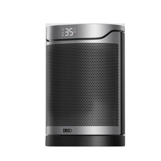 Dreo calefactor portátil con termostato Heater 318, plata y  negro