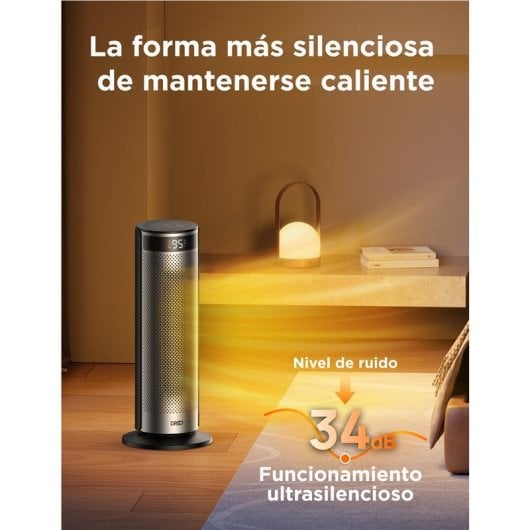 Chauffage Céramique Hyperamic 1500W Moteur Dual-DC Sécurité 8 couches 41–95°F