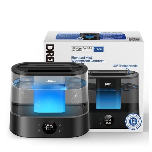 Humidificador Smart 4L Tank Controlo por voz Ultrafine Mist Auto Aromaterapia 28dB