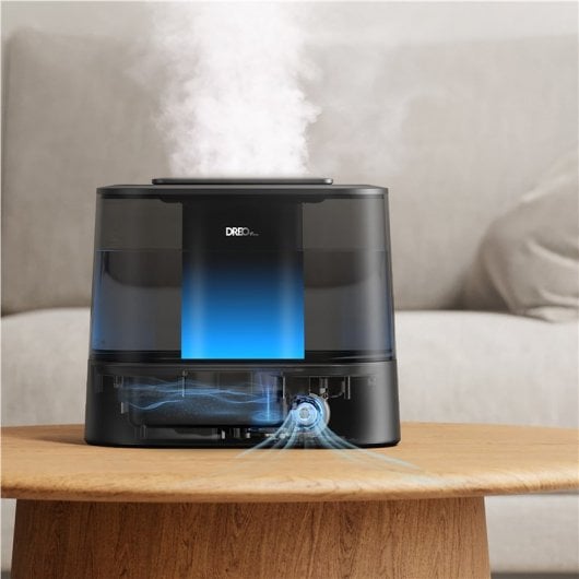 Humidificador Smart 4L Tank Controlo por voz Ultrafine Mist Auto Aromaterapia 28dB