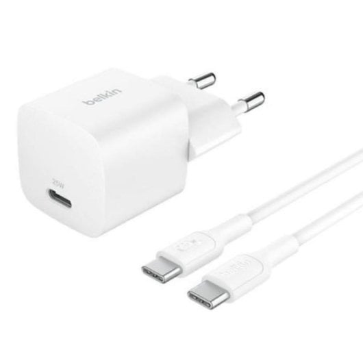 Caricatore da parete Belkin BoostCharge 25W USB-C PD 3.1 cavo 1 m Bianco