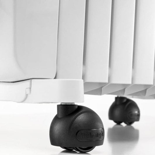 Radiateur à Huile DeLonghi TRD50615 1500W 12 Éléments avec Thermostat Programmable et Roulettes