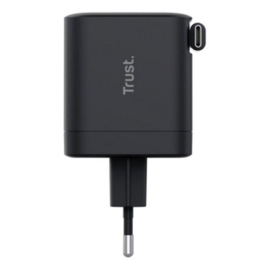 Chargeur USB-C Trust Maxo 65 W câble rétractable PD protection surchauffe intérieur