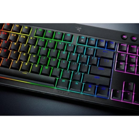 Razer BlackWidow V4 Low Profile HyperSpeed Teclado Mecânico RGB Sem Fios Green Switch (US)