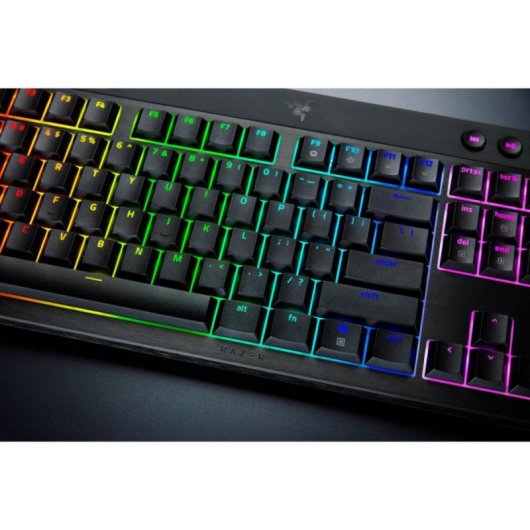 Razer BlackWidow V4 Low Profile HyperSpeed Teclado Mecânico Sem Fios RGB Orange Switch (US)