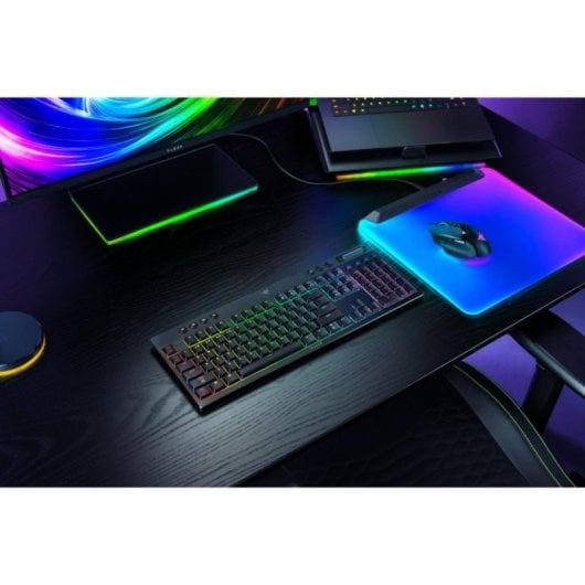 Razer BlackWidow V4 Low Profile HyperSpeed Teclado Mecânico Sem Fios RGB Orange Switch (US)