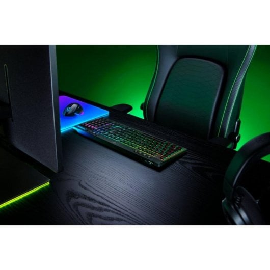 Razer BlackWidow V4 Low Profile HyperSpeed Teclado Mecânico Sem Fios RGB Orange Switch (US)