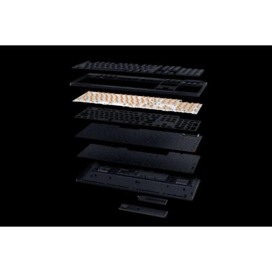 Razer BlackWidow V4 Low Profile HyperSpeed Teclado Mecânico Sem Fios RGB Orange Switch (US)